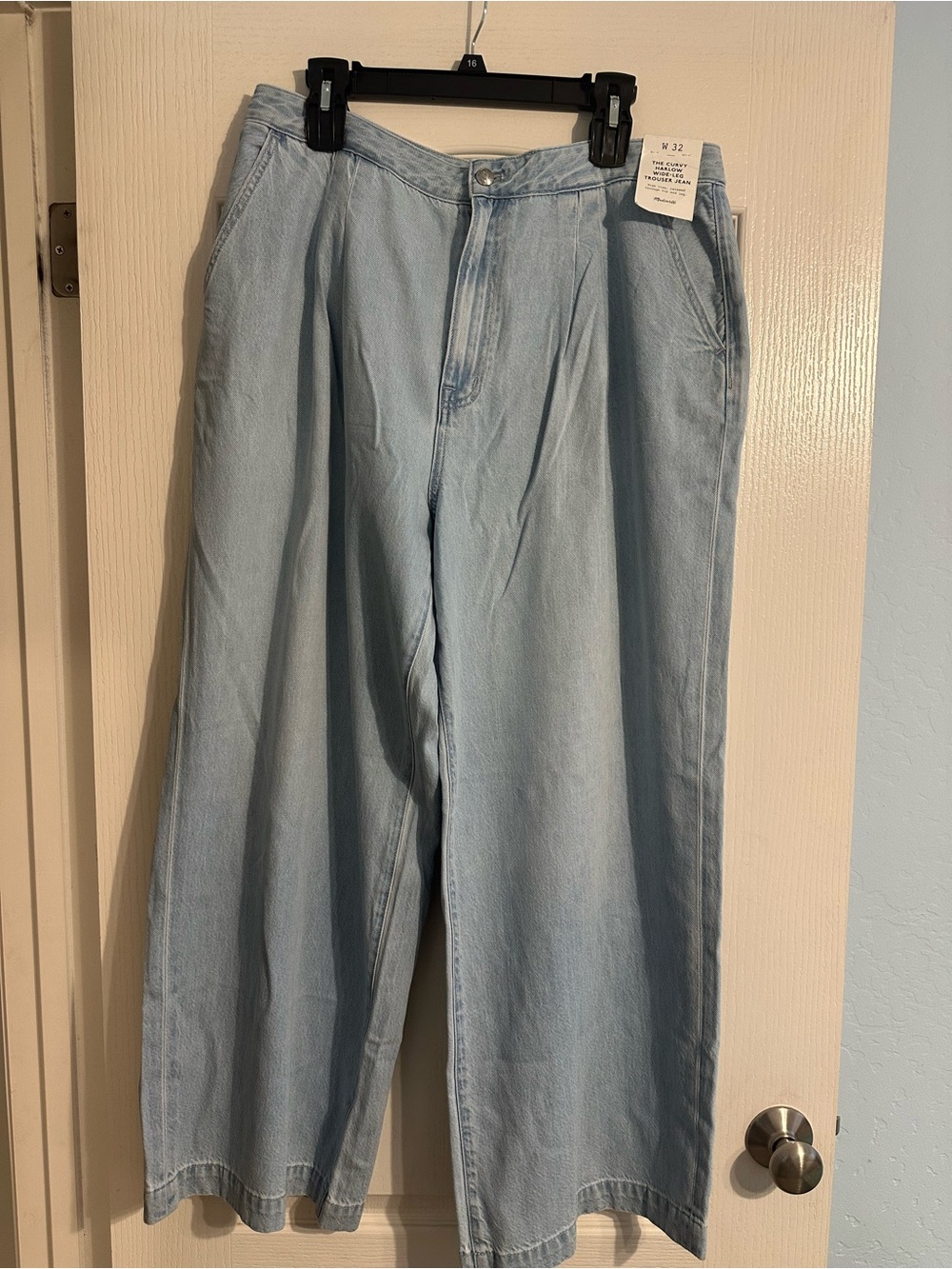 Madewell Curvy Harlow Wide-Leg Trouser Jean